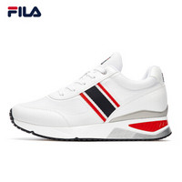 FILA 斐乐官方旗舰店 女休闲鞋厚底2019新款增高鞋 白色-WT 40