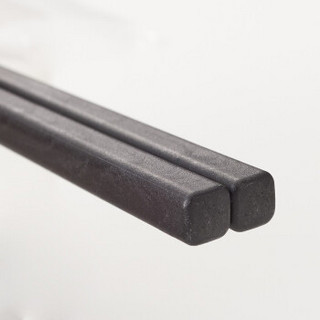 无印良品 MUJI 聚丙烯筷套装 黑色 约长20×宽3×高1.5cm