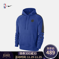 NBA-Nike 金州勇士队NikeCourtside套头连帽卫衣 CJ7130-495 图片色 XL