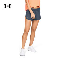 安德玛官方 UA Launch SW 女子 运动短裤 Under Armour-1342837 灰色044 M