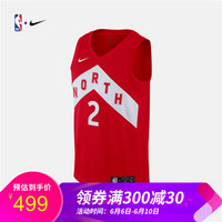 NBA-Nike 多伦多猛龙队 伦纳德 男子球衣 BQ1177-659 图片色 XL