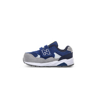 New Balance NB小童鞋男 儿童运动鞋 学步鞋 KV580LEI/蓝色/灰色 27.5码/16cm