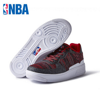 NBA球鞋 夏季新款板鞋 透气时尚 舒适潮流休闲鞋 鞋子 71621825 黑/亮酒红/钢灰 42