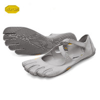 Vibram 五趾鞋女款春夏室内健身训练瑜伽舞蹈鞋普拉提五指鞋V-Soul 18W7202银色/浅灰色 40