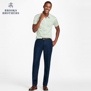 Brooks Brothers/布克兄弟棉麻混纺男士休闲长裤1000035419 4004-藏青色 3634