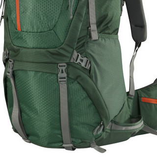 VAUDE 户外背包专业登山包CENTAURI65+10L 徒步旅行包 巍德商场同款德国品 深绿