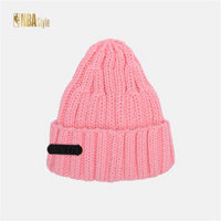 NBA STYLE潮流服饰单标共用款针织冷帽 粉红色