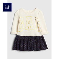 Gap 盖璞 399284 婴儿纯棉拼接连衣裙
