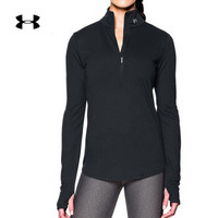 安德玛官方 UA Threadborne女子 运动长袖T恤 Under Armour-1271525 黑色001 L