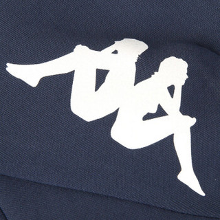 Kappa卡帕 男款 运动帽衫 休闲上衣卫衣运动衣外套 K0712MK09 深蓝-885 XL