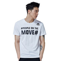 Kappa卡帕 男运动短袖T恤K0652TD26 白色 XL