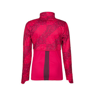 asics亚瑟士运动外套女梭织夹克运动LITE-SHOW外套151329-1180 粉色条纹印花 XL