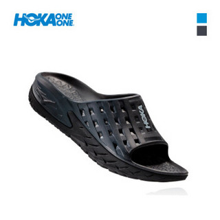 HOKA ONE ONE男Ora Recovery 休闲运动舒缓拖鞋 黑色/碳黑色 US 10 /280mm