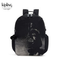 Kipling旗舰店Star Wars星球大战KI3270大容量双肩包男式背包 达斯维达印花