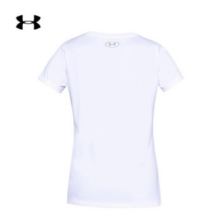 Under Armour 安德玛官方UA女子Tech Graphic运动短袖T恤-1318143 白色101 XS