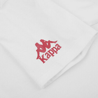 已困 Kappa卡帕 女款运动短袖休闲T恤夏季半袖 2019新款|K0922TD38D 漂白-001 L