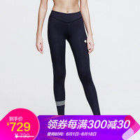 DESCENTE迪桑特女裤 TIGHT FIT紧身版型 女子针织紧身裤 D9222VKL21 黑色-BK XL(175/74A)