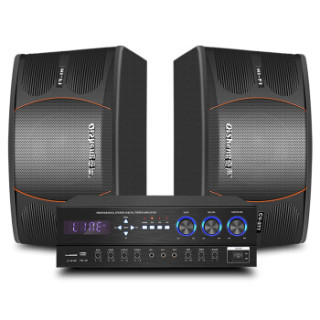 奇声qisheng点歌机套装家庭ktv音响套装家庭影院家用卡拉ok触摸屏一体