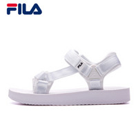 FILA斐乐女鞋夏季新款休闲时尚透气耐磨运动女凉鞋 标准白 36.5