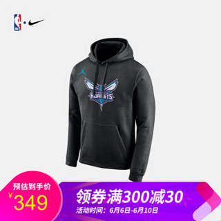 NBA连帽衫 夏洛特黄蜂队 Nike 球队Logo 舒适连帽衫 AA3652-010 M