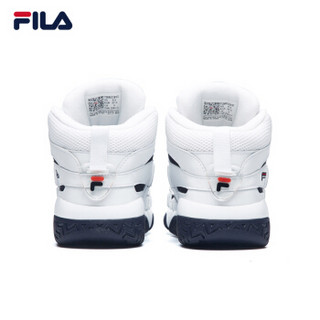 FILA 斐乐官方 女休闲篮球鞋W系列Barricade 白色-WT 36.5