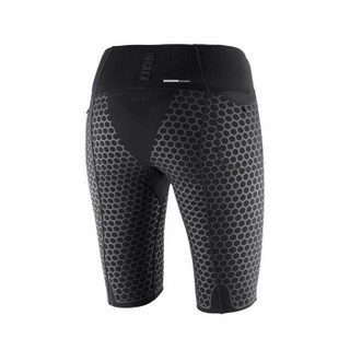 萨洛蒙（Salomon）女款弹力贴身透气短裤S/LAB EXO HALF TIGHT W  19新品 黑色400868 XS