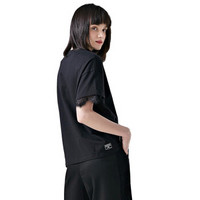 Kappa卡帕 女款运动短袖休闲T恤夏季半袖 |K0922TD72D 黑色-990 XL