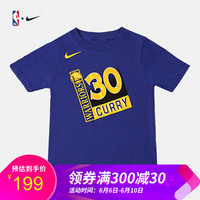 NBA 童装 NIKE DRY 夏季 库里 短袖TEE curry  勇士队 婴童款 图片色 3T