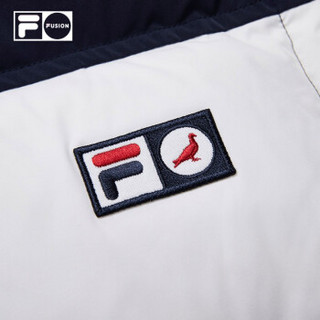 FILA FUSION 斐乐 男子羽绒马甲 2019冬季新款时尚运动羽绒马甲 藏青色-NV 175/96A/L