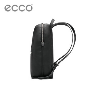 ECCO爱步黑色双肩包男女通用 耐用大容量包包雕塑系列9105168 黑色910516890000