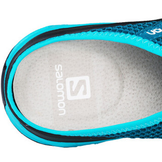 萨洛蒙（Salomon） 女款户外越野恢复鞋半拖鞋 轻便透气 RX SLIDE 3.0 W 深孔雀蓝401455 UK3.5(36)