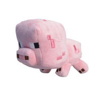 我的世界Minecraft 小猪迷你毛绒公仔 玩具