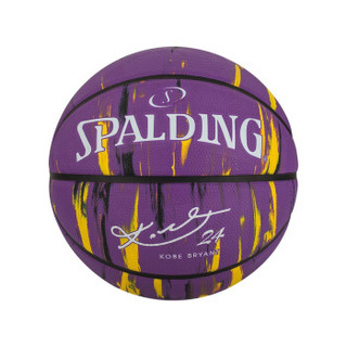 NBA-斯伯丁 Spalding KOBE Marble 科比 7号橡胶运动篮球 84-005Y 图片色