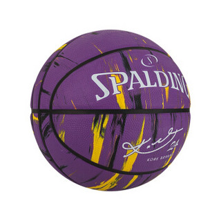 NBA-斯伯丁 Spalding KOBE Marble 科比 7号橡胶运动篮球 84-005Y 图片色