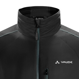 巍德(VAUDE)防晒衣男士皮肤风衣春夏新品户外运动登山徒步越野男款超薄透气防风服外套 黑色 XL