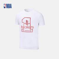 NBA 火箭队 万众一心系列 运动休闲篮球短袖T恤 男款 图片色 M