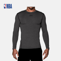 NBA UNDER ARMOUR UA  运动长袖紧身衣男 1265650 灰色090 XL