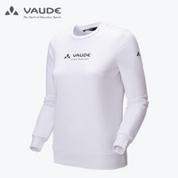 巍德(VAUDE)2019新款圆领跑步训练运动服休闲舒适保暖时尚套头衫卫衣 VAUDE白 M