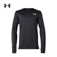 Under Armour 安德玛官方 UA男童Armour Fleece圆领运动T恤-1351029 黑色001 童S