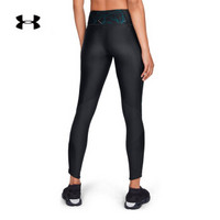 Under Armour 安德玛官方 UA女子Armour 运动印花紧身裤-1320323 黑色006 M