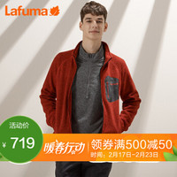 LAFUMA乐飞叶男款户外旅行轻便保暖抓绒衣冲锋衣内胆 LMJA8CR80 红色R2 48（170/96A）