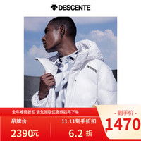 DESCENTE迪桑特 运动版 男子加厚羽绒服D8431TDJ68 白色-WT M(170/92A)