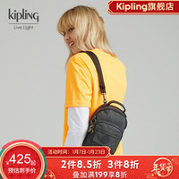 Kipling男女款大容量帆布轻便双肩背新款简约休闲双肩包|ALBER 深灰牛仔黑 *2件