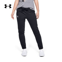 Under Armour 安德玛官方 UA女子 Rival Open Hem运动长裤-1348548 黑色001 S