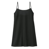 无印良品 MUJI 女式 速干 吊带衬裙 黑色 XL