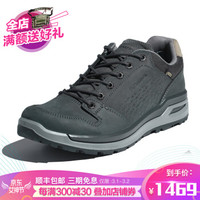 LOWA 德国 徒步鞋作战靴户外防水登山鞋LOCARNO GTX进口男款低帮 L310812 烟灰色 45