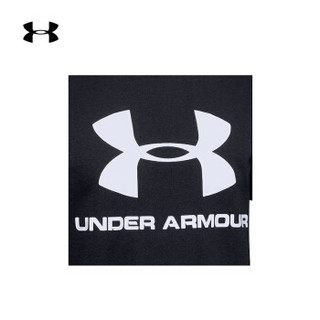 安德玛官方 UA Sportstyle 男童 运动短袖T恤 Under Armour-1330893 黑色001 童M