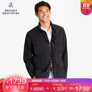 Brooks Brothers/布克兄弟男士多功能多口袋双向拉链夹克外套 4004-藏青色 L