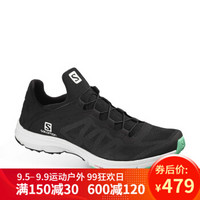 萨洛蒙（Salomon）女款轻便防护溯溪鞋 涉水凉鞋 AMPHIB BOLD W 19新品 406823黑色 UK4 (36 2/3)