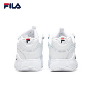 FILA 斐乐官方 D-FORMATION 休闲鞋老爹鞋女学生韩版复古跑鞋潮流小白鞋运动鞋女鞋 集团白--WT 36.5